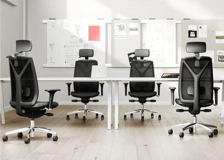 Scaun Ergonimic Cronos Negru Birou Directorial [9]