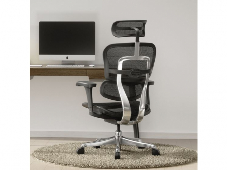 Scaun Ergonimic ErgoHuman 2 Basic BS Black Birou Directorial [8]