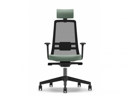 Scaun Ergonomic Nemos Negru Mesh Birou Directorial [3]