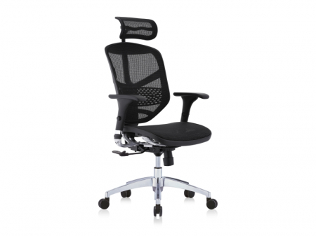 Scaun Ergonimic Enjoy M Task Pro - W Black Mesh Birou Directorial [5]