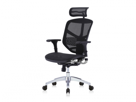 Scaun Ergonimic Enjoy M Task Pro - W Black Mesh Birou Directorial [4]