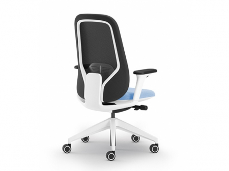 Scaun Ergonomic Mesh Hera Alb Birou Directorial [3]