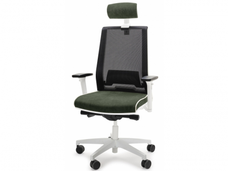 Scaun Ergonimic Mesh Notus Alb Birou Directorial [2]