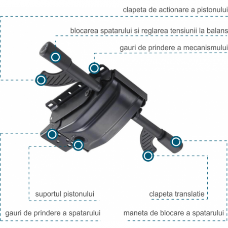 Scaun Ergonimic Mesh Notus Alb Birou Directorial [12]