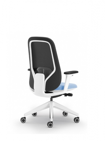 Scaune Ergonomice - Scaun Ergonomic Mesh Hera Alb Birou Directorial