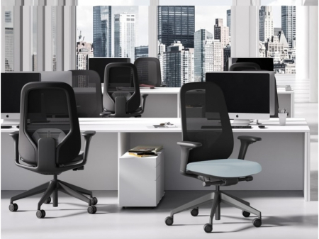 Scaun Ergonomic Mesh Hera Negru Birou Directorial [7]