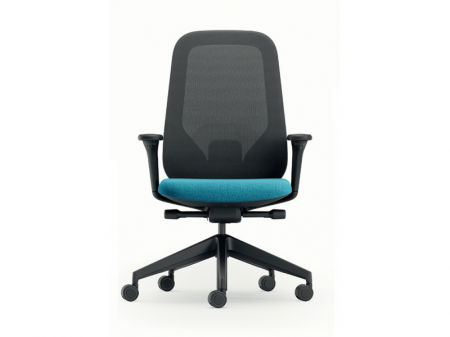 Scaun Ergonomic Mesh Hera Negru Birou Directorial [1]