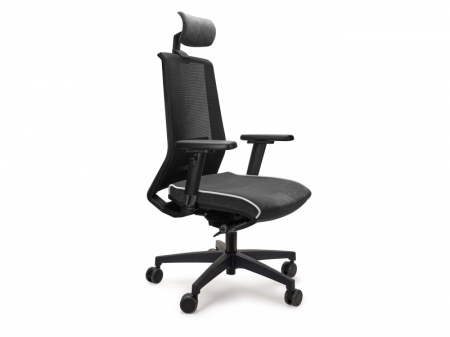 Scaun Ergonimic Mesh Notus Negru Birou Directorial [5]