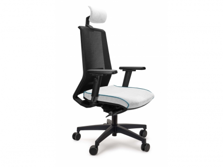 Scaun Ergonimic Mesh Notus Negru Birou Directorial [3]