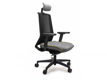 Scaun Ergonimic Mesh Notus Negru Birou Directorial [6]