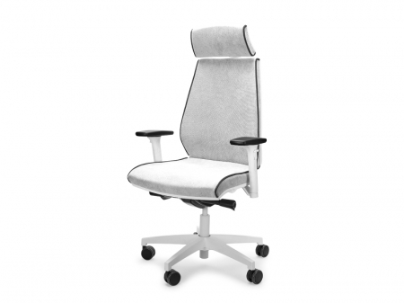 Scaun Ergonimic Artemis Alb Birou Directorial [1]