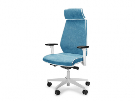 Scaun Ergonimic Artemis Alb Birou Directorial [5]