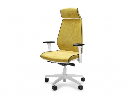 Scaun Ergonimic Artemis Alb Birou Directorial [4]