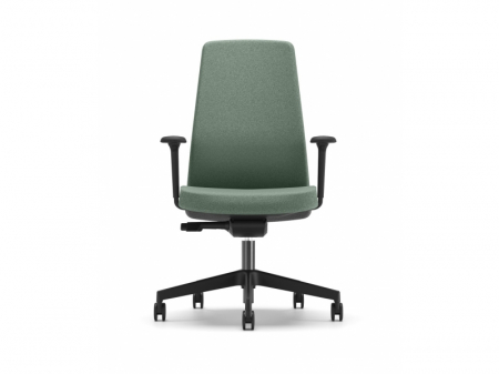 Scaun Ergonomic Nemos Negru Tapitat Birou Directorial [4]