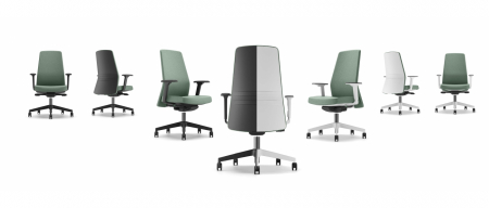 Scaun Ergonomic Nemos Negru Tapitat Birou Directorial [11]