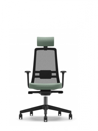 Scaune Ergonomice - Scaun Ergonomic Nemos Negru Mesh Birou Directorial
