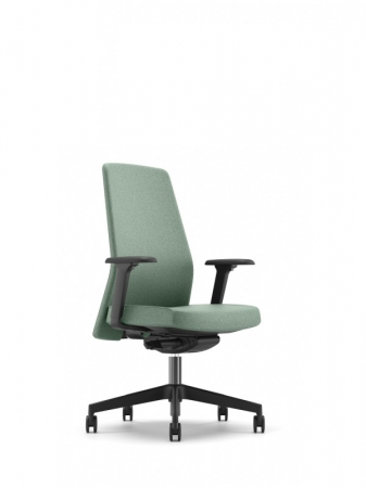 Scaune Ergonomice - Scaun Ergonomic Nemos Negru Tapitat Birou Directorial