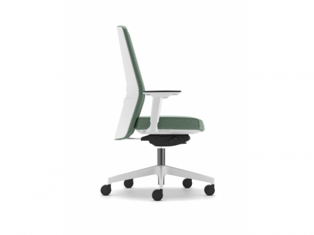 Scaun Ergonomic Nemos Alb Tapitat Birou Directorial [5]