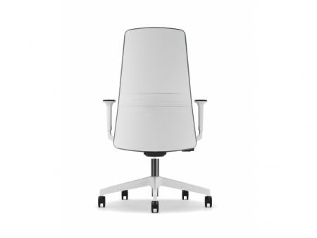 Scaun Ergonomic Nemos Alb Tapitat Birou Directorial [3]