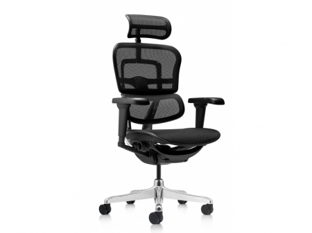 Scaun Ergonomic ErgoHuman 2 Ultra Black Birou Directorial [7]