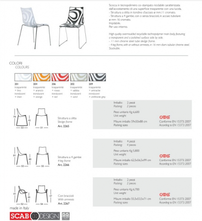 Scaun Wave Legs birou, living, bucatarie, HoReCa [5]