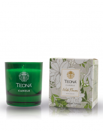 White Flower Candle [1]