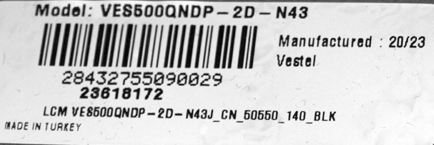 17IPS72 50" - 23521004 - pozitia PX18 GG118 GG327 GG418 [4]