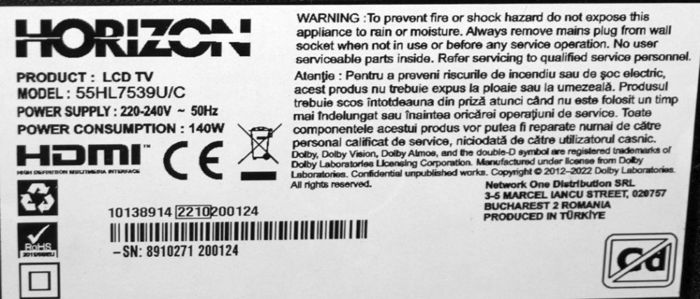 17IPS72 55" - 23776300 - pozitia SRL642 SRL677 SRL679 GG413 GG420 [3]