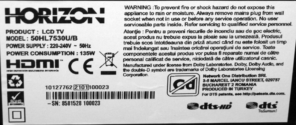 17MB230 SMART 4K / Inlocuieste ORICE 17MB130 / 17MB170 Android - pozitia GG419 GG421 [2]