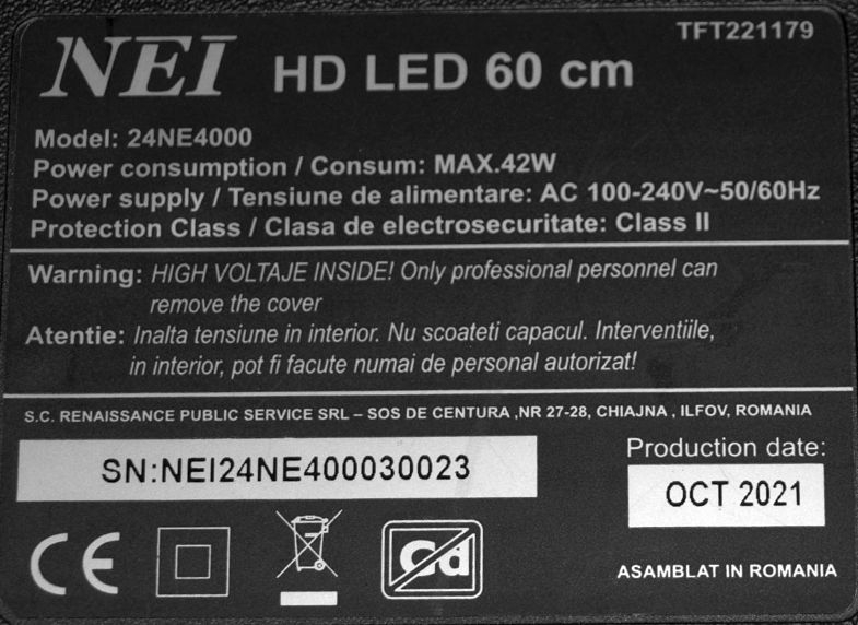CV3663B_A24 ( ecran HD cu LVDS la 12V ) - pozitia SRL520 SRL522 GG632 GG633 [2]