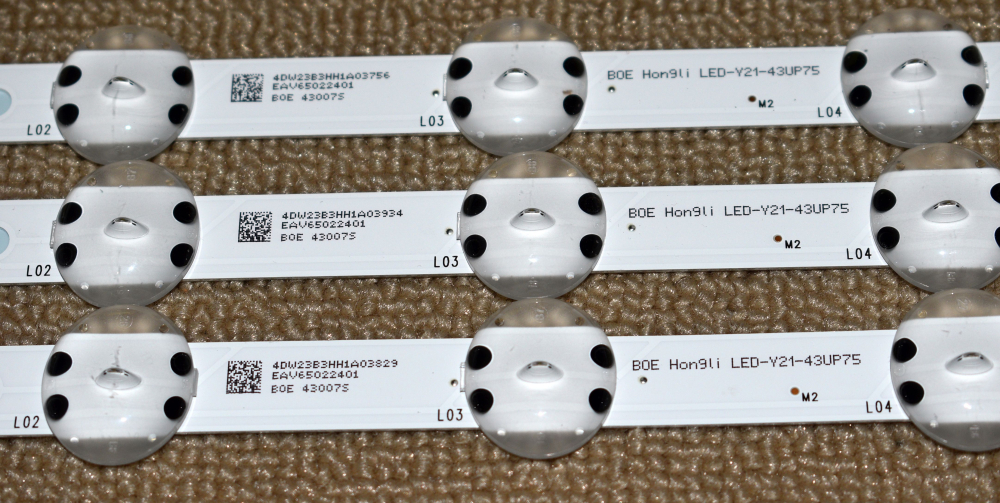 HL-99430CSP1616-0701S-03 B0 3X7 BOE Hon9li LED-Y21-43UP75 - pozitia SRL904 GG103 [2]