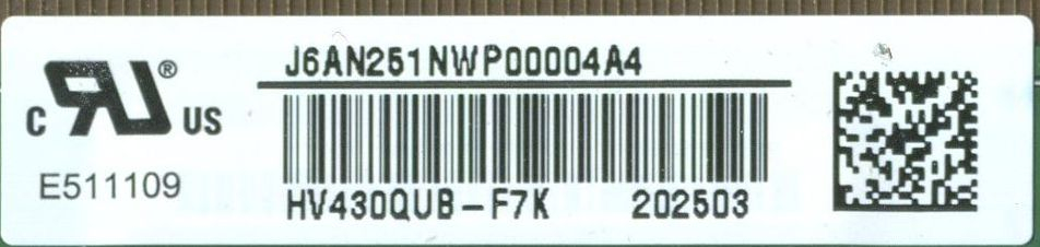 HV430QUB7FK 43UHD Dual RGB 47-6021448 L424496A+23 - pozitia GG552 [5]