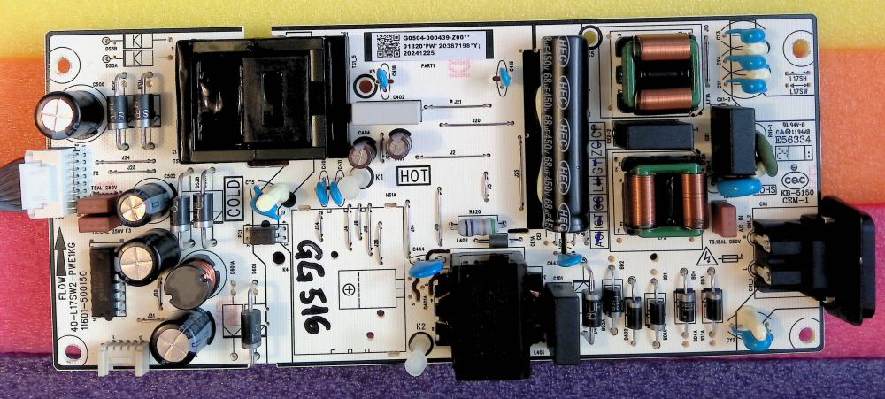 L17SH 40-L17SW2-PWE1KG 11601-500150 55" - pozitia GG516 GG518 [1]