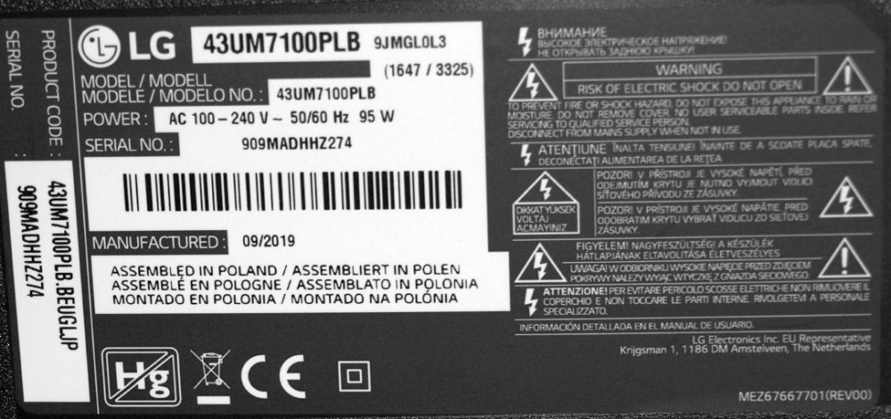 LG Innotek DRT 43inch_ A-Type LED_ARRAY_Rev0.0_180220 3PCM00785A LC43490089A - pozitia VK208 [6]