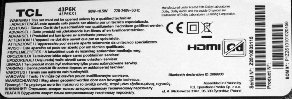 PW.A100W2.772 43" - pozitia GG512 [2]