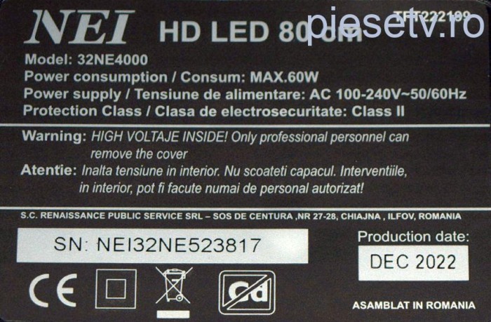 STV512E32 Placa de Baza TV - pozitia PX803 PX806 PX933 GG05 GG149 [2]
