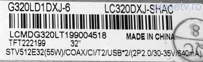 STV512E32 Placa de Baza TV - pozitia PX803 PX806 PX933 GG05 GG149 [4]