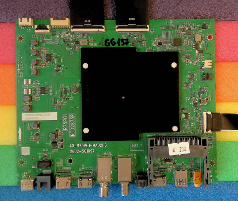 Placi de baza - 0-R75PG1-MAD2HG 11602-501097 R75PG1 RTD2875P + WKCT19R2501 - pozitia GG137