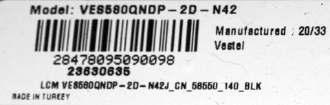 17IPS72 58" - 23574238 - pozitia SRL824 GG308 GG426 [3]