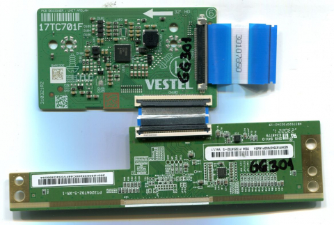 Module TCON - 17TC701F + PT320AT02-5-XR-1 modul TCON OE ieftin - pozitia PX413 PX534 PX536 PX539 PX746 GG07 GG301 GG406
