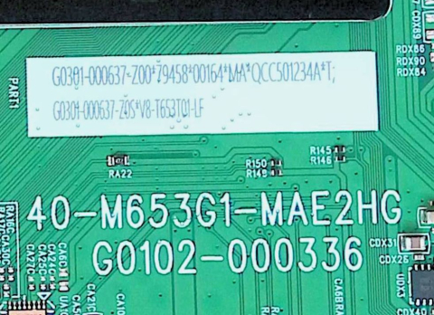 40-M653G1-MAE2HG G0102-000336 M653G1 MT9653 + WKCT2FW2501 - pozitia GG516 GG518 [2]