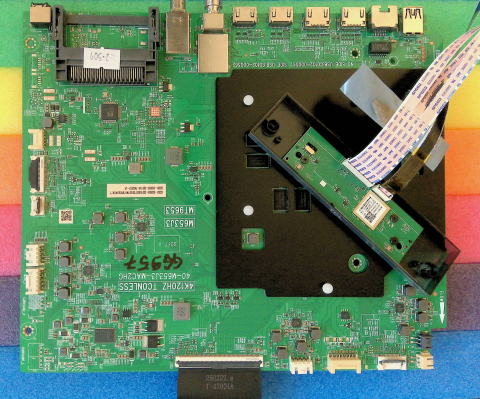 Placi de baza - 40-M653J3-MAC2HG 4K120HZ TCONLESS M653J3 MT9653 V8-T653T01-LF PID 84067 + WKXT0TM2501 (T) YQ(GM) - pozitia GG957