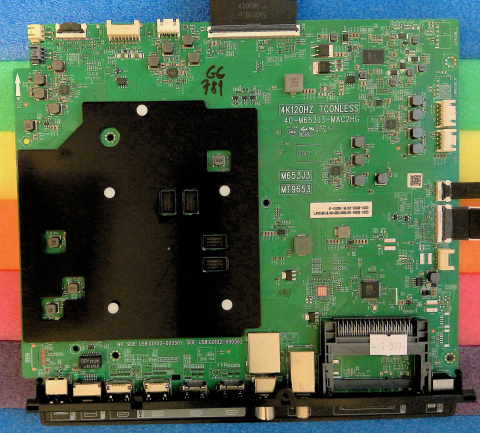 Placi de baza - 40-M653J3-MAC2HG 4K120HZ TCONLESS M653J3 MT9653 + WKXT0TM2501 (T) YQ(GM) - pozitia GG781