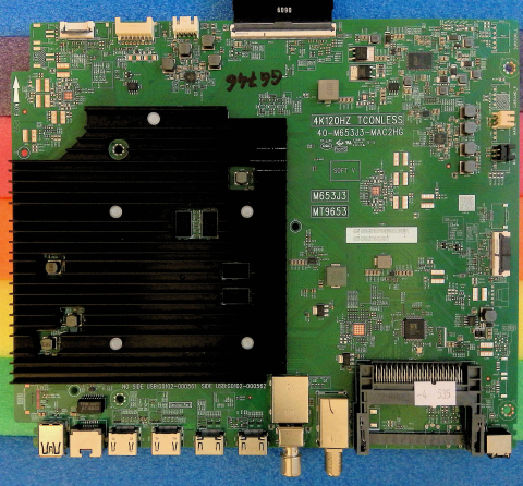 Placi de baza - 40-M653J3-MAC2HG 4K120HZ TCONLESS M653J3 + WKCT2FM2501 SSJX - pozitia GG746