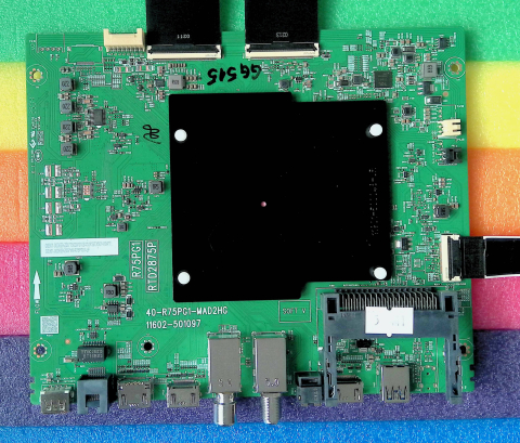 Placi de baza - 40-R75PG1-MAD2HG 11602-501097 R75PG1 RTD2875P + WKCT19R2501 + 0211 + 0213 - pozitia GG515