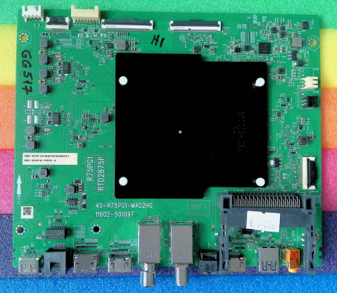 Placi de baza - 40-R75PG1-MAD2HG 11602-501097 R75PG1 RTD2875P + WKCT15R2501 - pozitia GG517