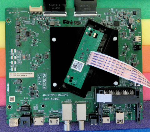 Placi de baza - 40-R75PG1-MAD2HG 11602-501097 R75PG1 RTD2875P + WKCT19R2501 - pozitia GG709 GG710 GG712