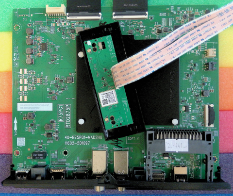 Placi de baza - 40-R75PG1-MAD2HG 11602-501097 R75PG1 RTD2875P + WKCT19R2501 TCLA - pozitia GG777