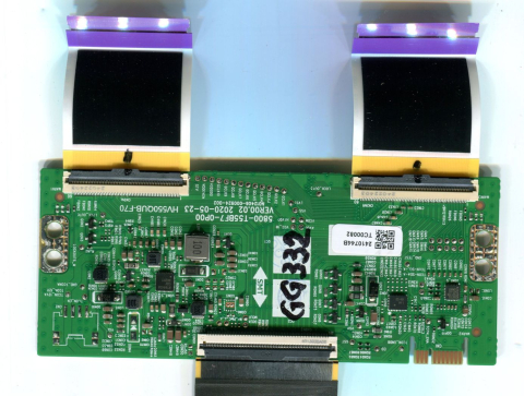 Module TCON - 5800-T55BF7-0P00 VER00.02 2020-05-23 HV550QUB-F70 N012406-000924-002GG60 - pozitia GG60 GG332