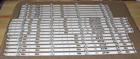 Seturi Benzi LED - 75R R00 + 75M R00 + 75L R00 - pozitia GG311 GG312